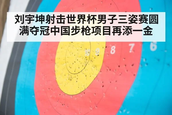 刘宇坤射击世界杯男子三姿赛圆满夺冠中国步枪项目再添一金